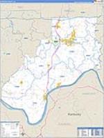 Spencer, In Carrier Route Wall Map