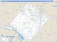 Spotsylvania, Va Carrier Route Wall Map