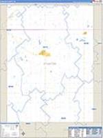 Stanton, Ne Carrier Route Wall Map