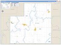 Stark, Il Carrier Route Wall Map