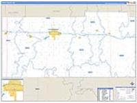 Stark, Nd Carrier Route Wall Map