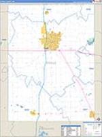 Steele, Mn Carrier Route Wall Map