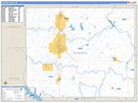 Stephens, Ok Carrier Route Wall Map
