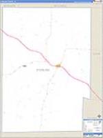 Sterling, Tx Carrier Route Wall Map