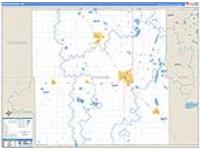 Stevens, Mn Carrier Route Wall Map