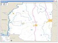 Stewart, Ga Carrier Route Wall Map