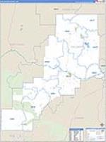 Stillwater, Mt Carrier Route Wall Map