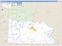 Stone, Ar Carrier Route Wall Map