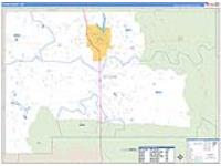 Stone, Ms Carrier Route Wall Map