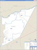 Storey, Nv Carrier Route Wall Map