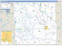 Stutsman, Nd Carrier Route Wall Map