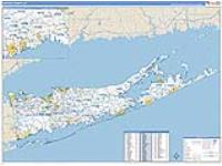 Suffolk, Ny Carrier Route Wall Map
