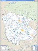 Sullivan, Ny Carrier Route Wall Map