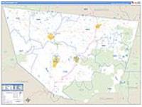 Sullivan, Pa Carrier Route Wall Map
