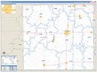 Sumner, Ks Carrier Route Wall Map