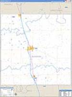 Swisher, Tx Carrier Route Wall Map