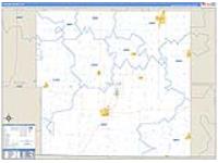 Taylor, Ia Carrier Route Wall Map