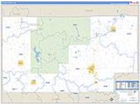 Taylor, Wi Carrier Route Wall Map