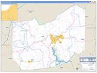 Taylor, Wv Carrier Route Wall Map