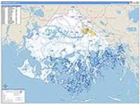 Terrebonne Parish (), La Carrier Route Wall Map