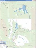Teton, Wy Carrier Route Wall Map