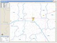 Thomas, Ks Carrier Route Wall Map