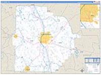 Tift, Ga Carrier Route Wall Map