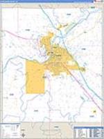 Tippecanoe, In Carrier Route Wall Map