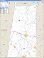 Todd, Ky Carrier Route Wall Map