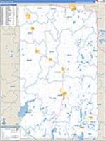 Todd, Mn Carrier Route Wall Map