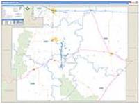 Torrance, Nm Carrier Route Wall Map