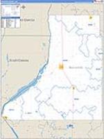 Traverse, Mn Carrier Route Wall Map
