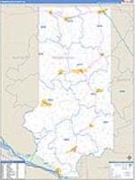 Trempealeau, Wi Carrier Route Wall Map