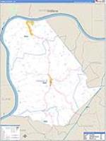 Trimble, Ky Carrier Route Wall Map