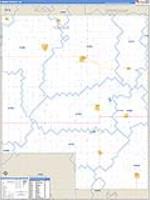 Turner, Sd Carrier Route Wall Map