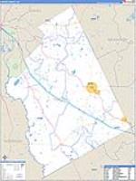 Twiggs, Ga Carrier Route Wall Map