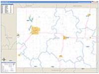 Union, Ia Carrier Route Wall Map