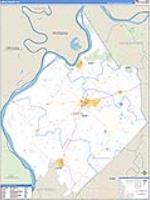 Union, Ky Carrier Route Wall Map
