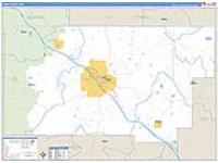 Union, Ms Carrier Route Wall Map