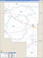 Union, Nm Carrier Route Wall Map