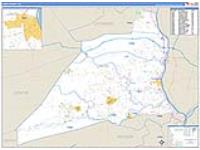 Union, Pa Carrier Route Wall Map