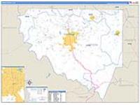 Upson, Ga Carrier Route Wall Map