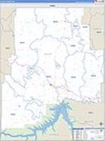 Valley, Mt Carrier Route Wall Map