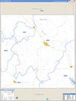 Valley, Ne Carrier Route Wall Map