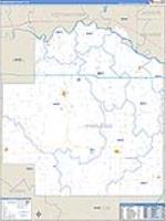 Wabaunsee, Ks Carrier Route Wall Map