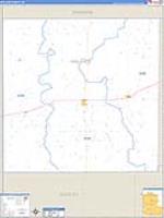 Wallace, Ks Carrier Route Wall Map