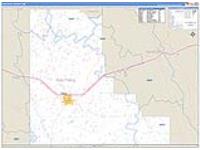 Walthall, Ms Carrier Route Wall Map