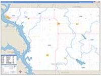 Walworth, Sd Carrier Route Wall Map