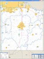 Warren, Ia Carrier Route Wall Map