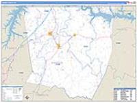 Warren, Nc Carrier Route Wall Map